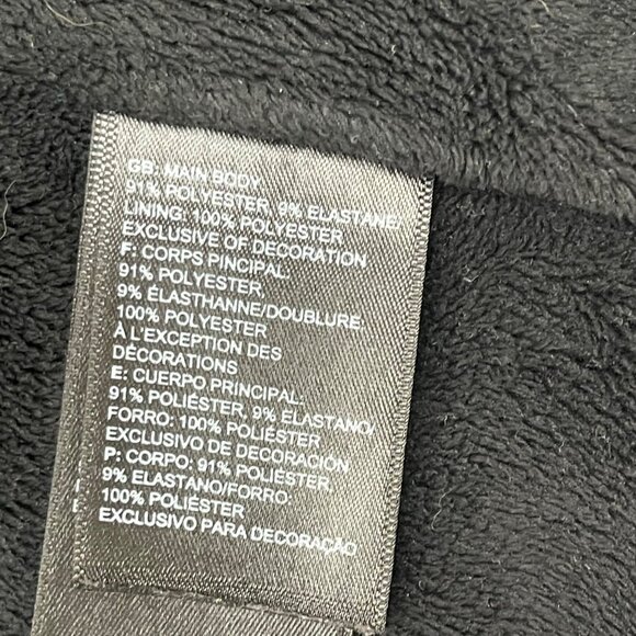 The‎ North Face Shelbe Raschel Hoodie Windwall Jacket Women's Size Small Black - Picture 10 of 12